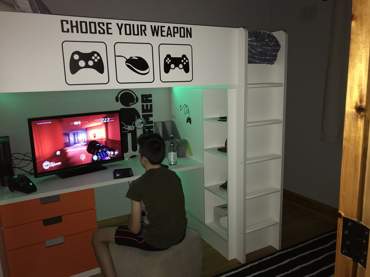 boys gaming bed