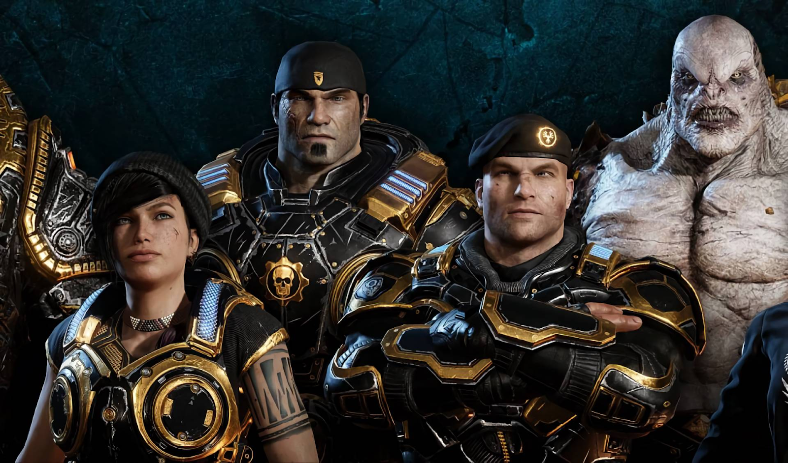 Characters from Gears of War created on Unreal Engine