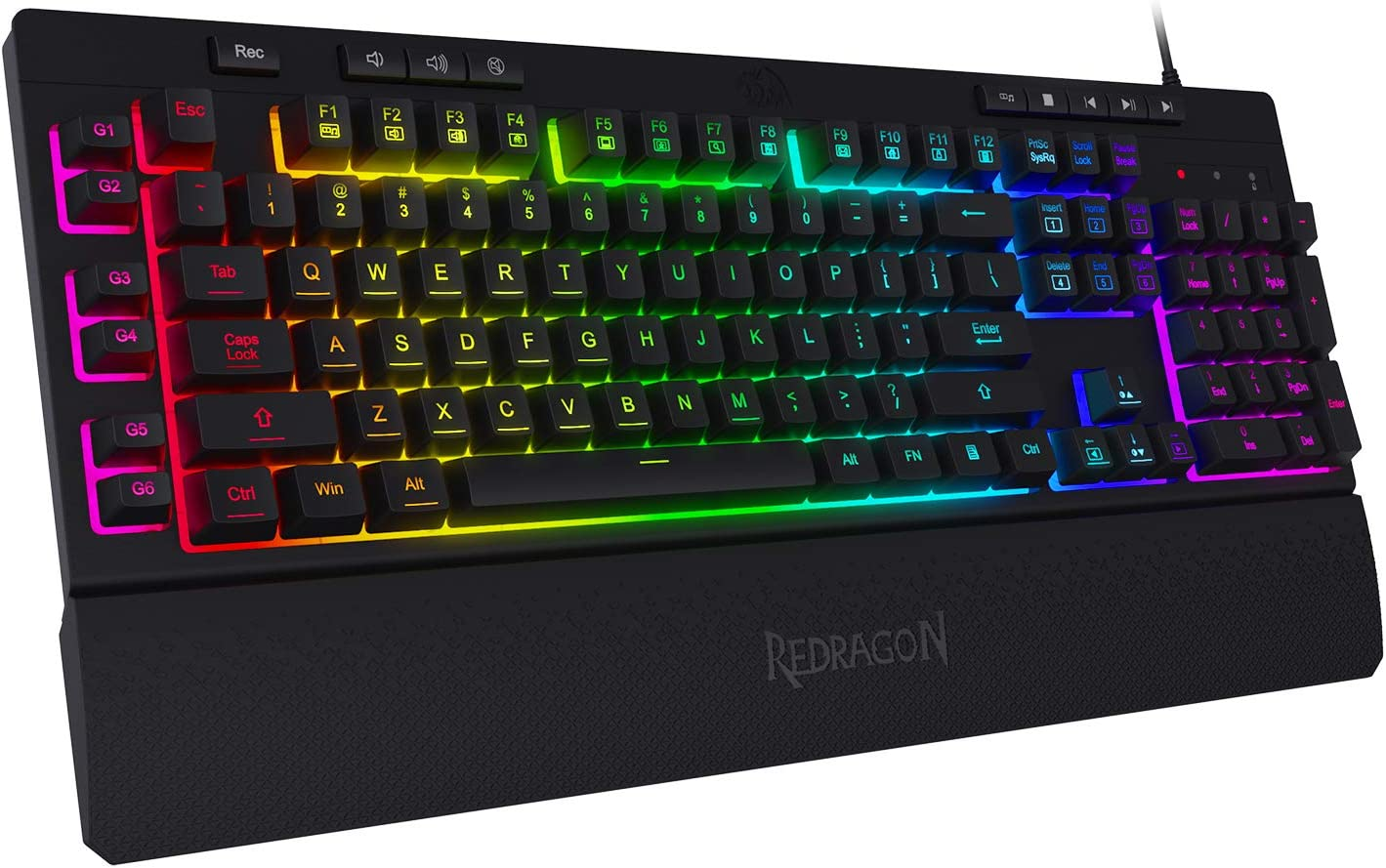 A full-size gaming keyboard is best if you would like to have all function keys and numeric keys available for use.