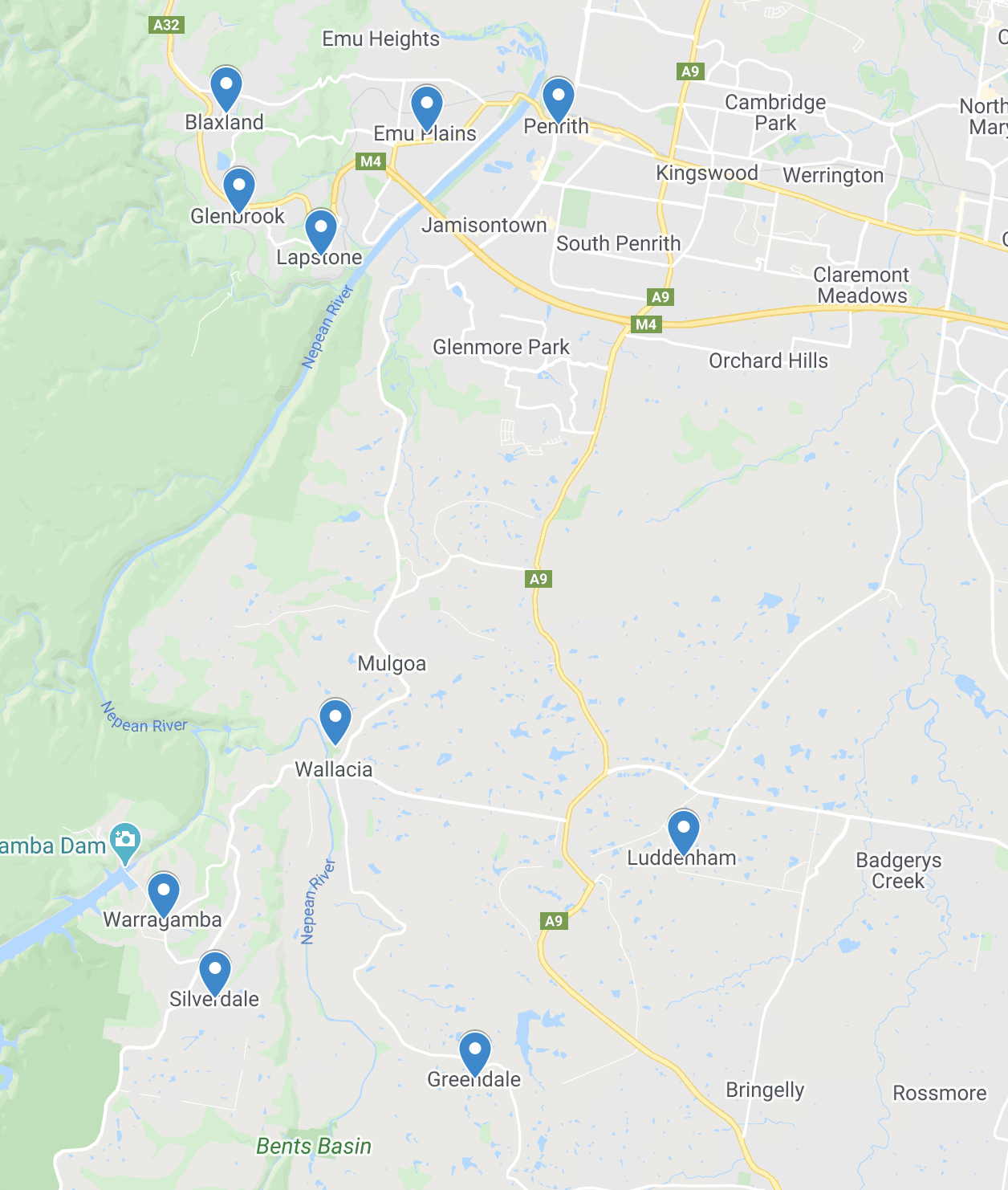 Western Sydney Airport Towns