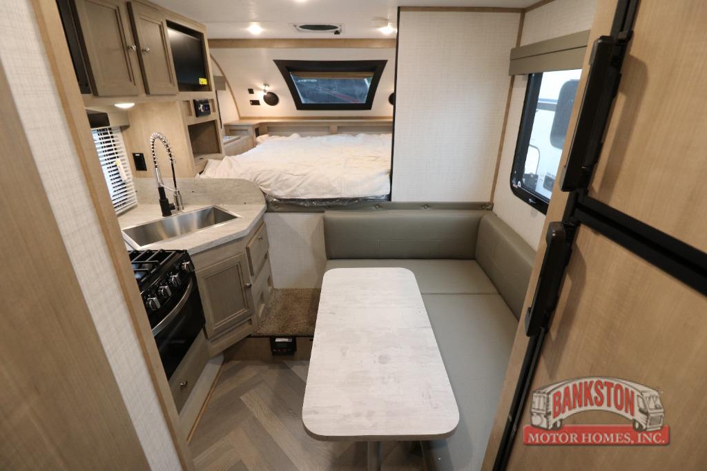 You have all the space you need for sleeping up to three in this incredible truck camper.