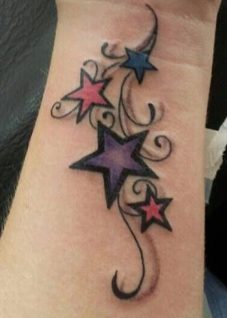 Stars Tattoo Ideas For Women