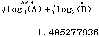 Cho hai số thực (a,b) thỏa mãn ({log _2}a + {log _3}b = 1). Giá trị lớn nhất của biểu thức (P = sqrt {{{log }_3}a}  + sqrt {{{log }_2}b} ) bằng.</p> 3