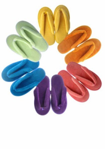 Flip flops, die Ihre Füsse sauber halten