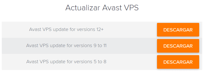 Actualizar Avast offline