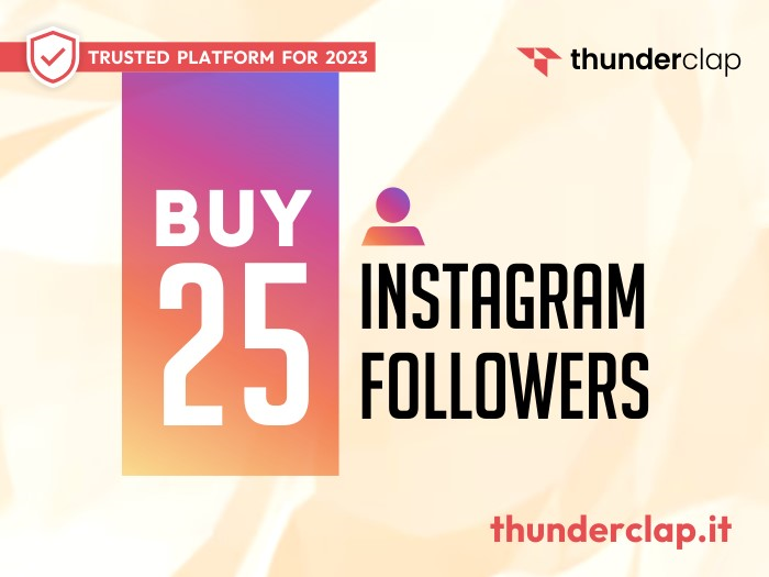 buy 25 instagram followers