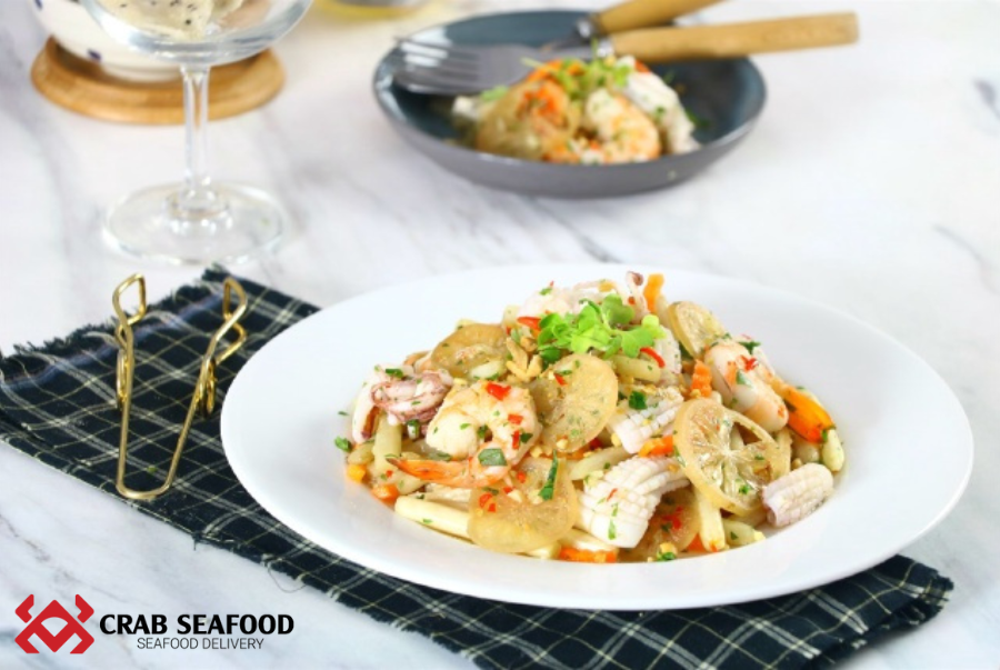 Cách Làm Gỏi Hải Sản Ngon Mà Bạn Phải Biết - Crab Seafood