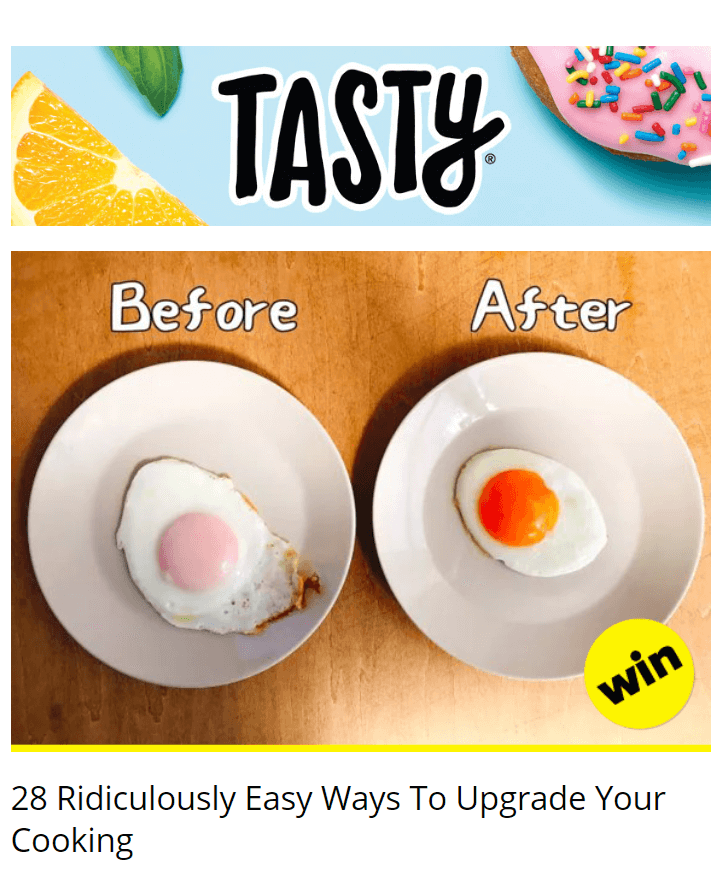 buzzfeed email marketing example