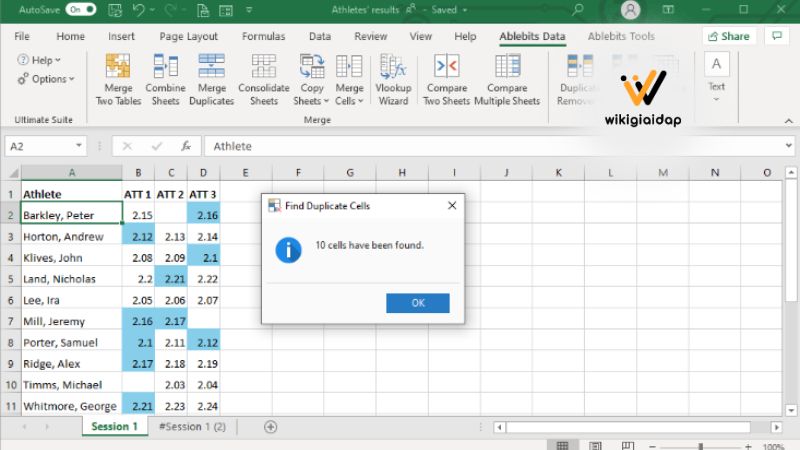 Giới thiệu về Ablebits Ultimate Suite for Excel