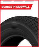 Image result for How long can I drive with a small bubble in my tire Reddit