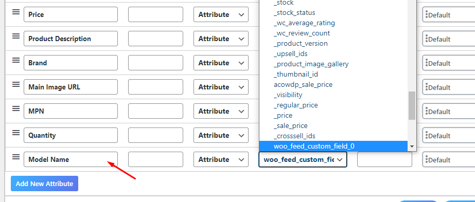 add in Amazon Product Feed 