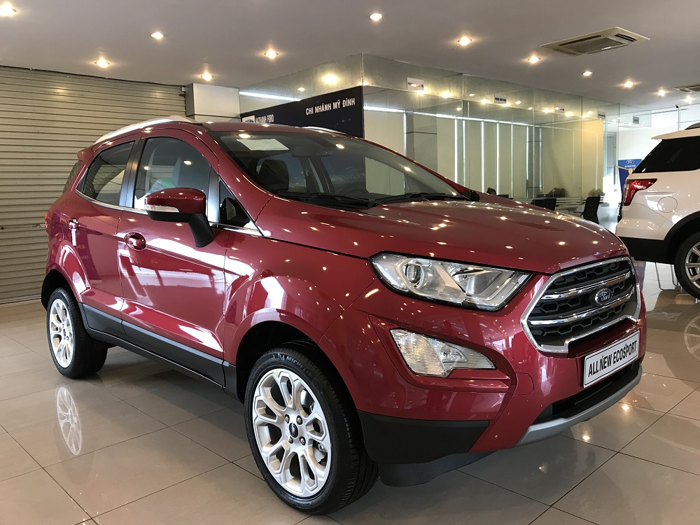 Xe Ecosport Titanium Ecoboost 1.0L AT được hãng Ford trang bị đầy đủ tiện nghi