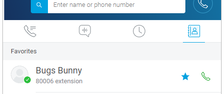 Mitel Extension Contacts