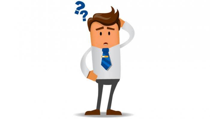 What you need to know about entry-level tech jobs? confused cartoon man wearing tie