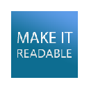 Make it readable Chrome extension download
