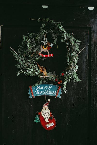 Green wreath Decor for Christmas