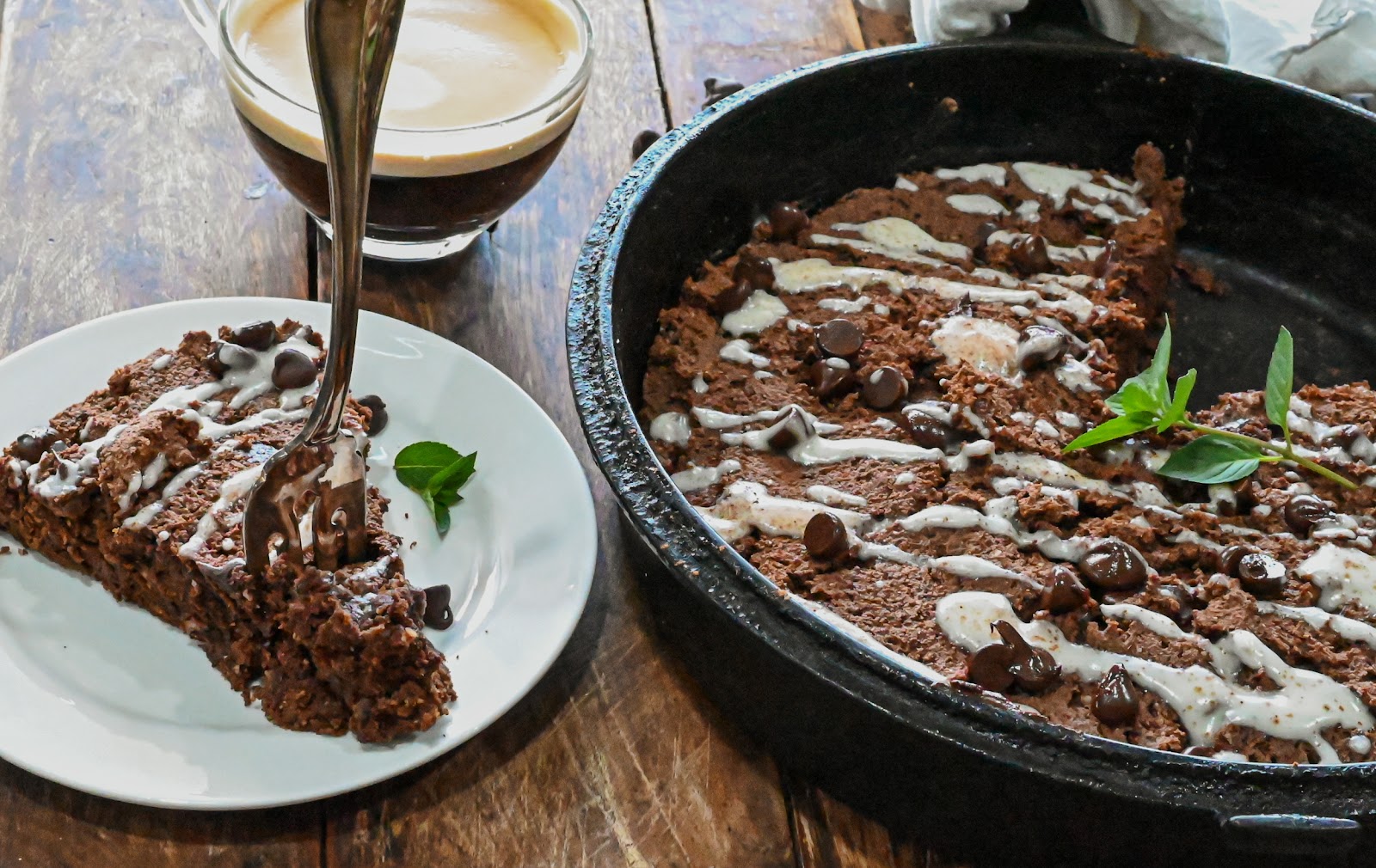 keto chocolate scones displayed on a wood board