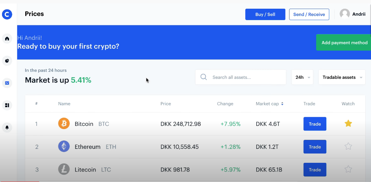 buy dogecoin using coinbase