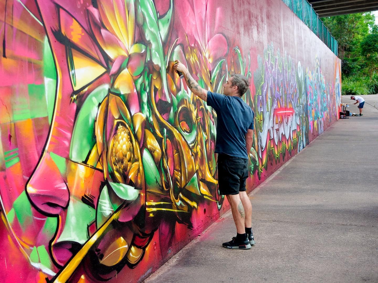 street art wall