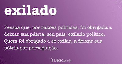 Resultado de imagem para exilado significado