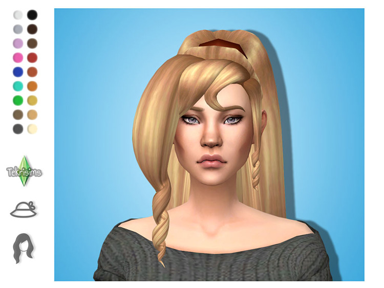 Tekri’s Megara Hair Sims 4 CC