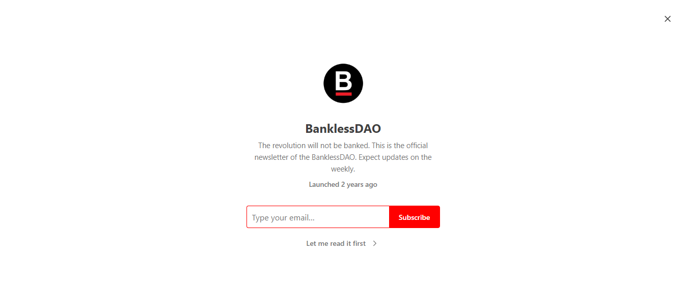 Bankless Dao