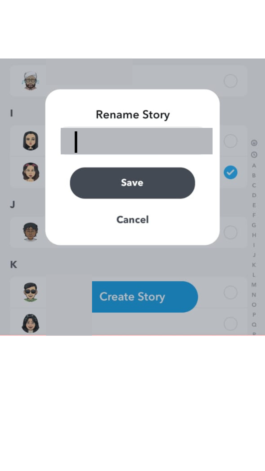 How to rename a Story on Snapchat?