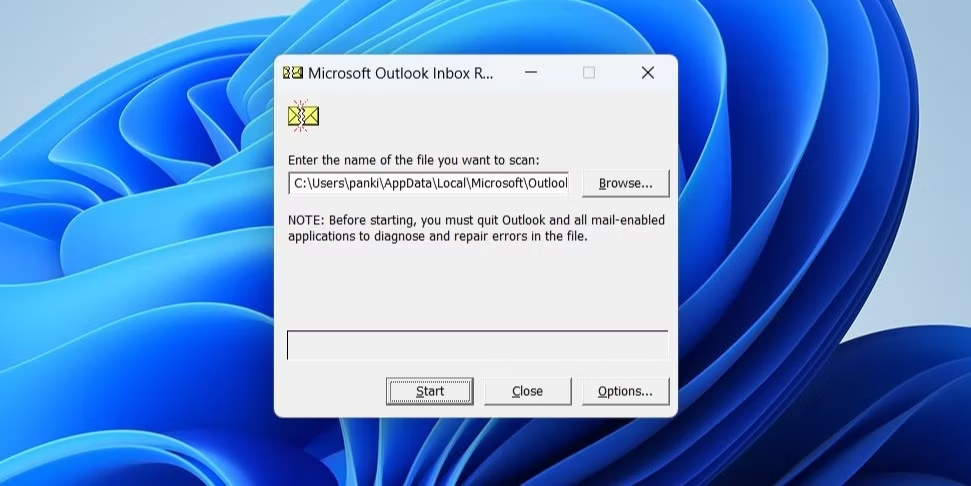 Run the Outlook Inbox Repair Tool to fix outlook rules not working