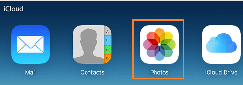 Dossier Photos sur iCloud