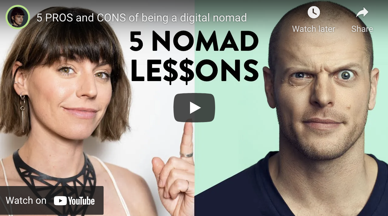 5 pros and cons of being a digital nomad.