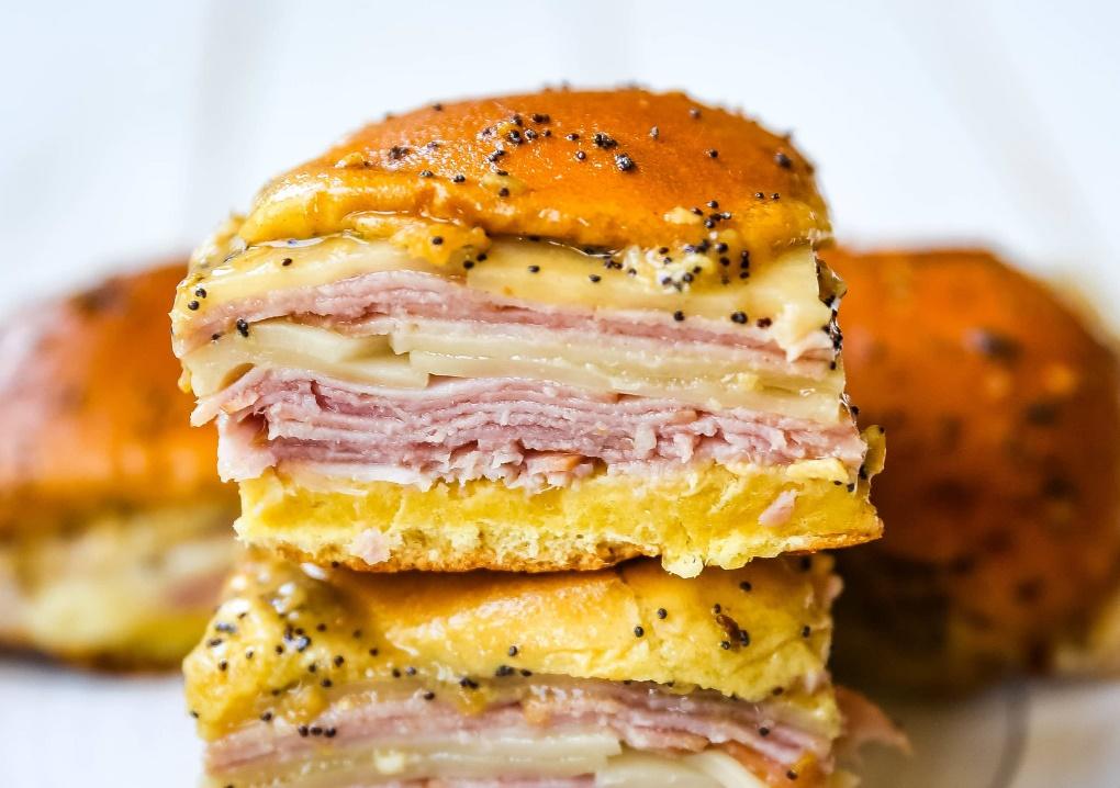 Baked Ham and Cheese Sliders – Modern Honey