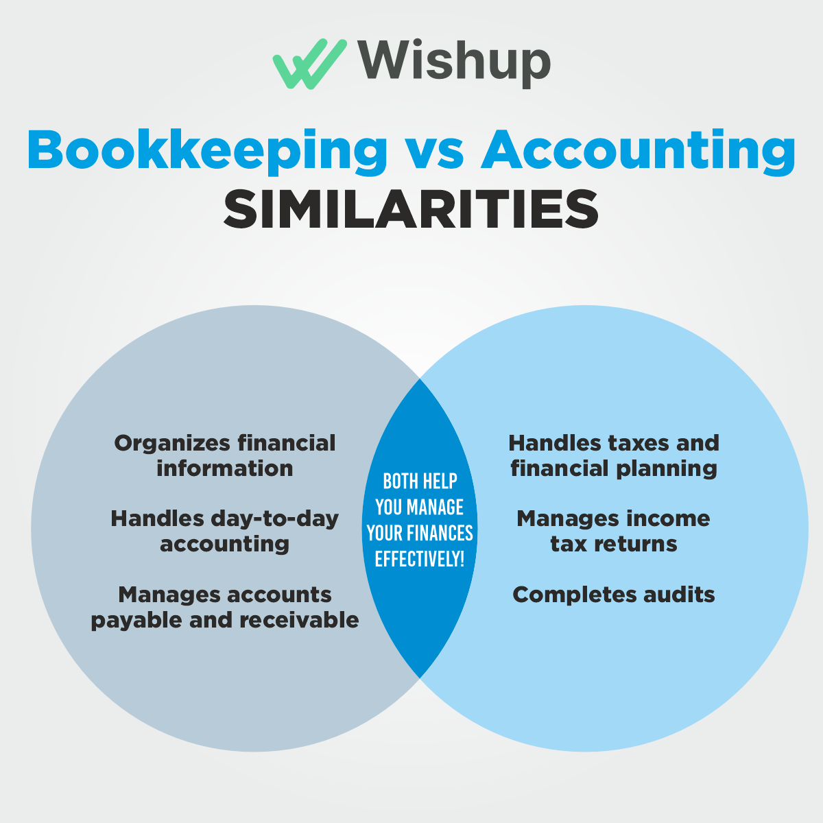 bookkeeper vs accountant similarities
