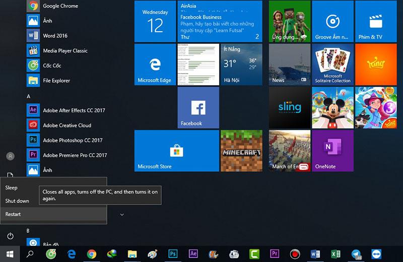 Biện pháp khắc phục lỗi không kết nối được wifi trên windows 10