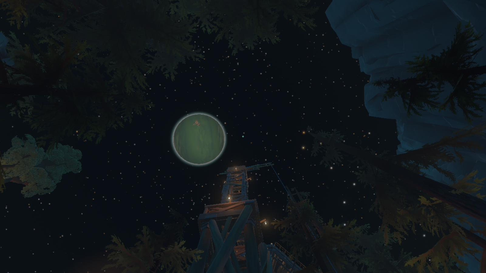 I was playing to get an achievement and saw this in the sky. What is it?! :  r/outerwilds