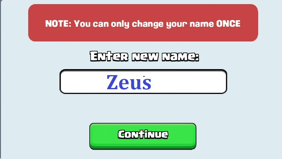 name color change in clash royale