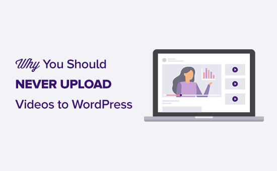 Por que você nunca deve enviar vídeos para o WordPress