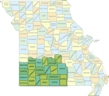 COUNTIES SERVED - Southwest Missouri Code Officials