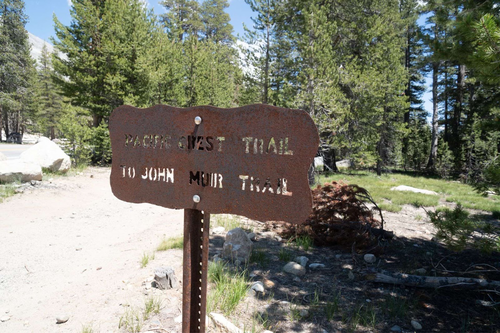 John Muir Trail sign
