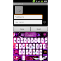 GO Keyboard Pink Flame theme apk