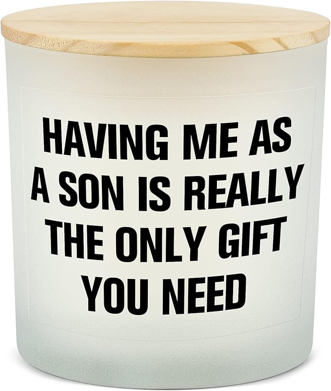 son candle for mom and dad