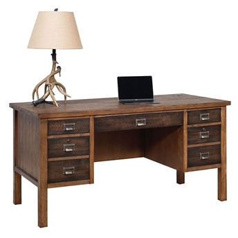 Half Pedestal Desk - 60"W