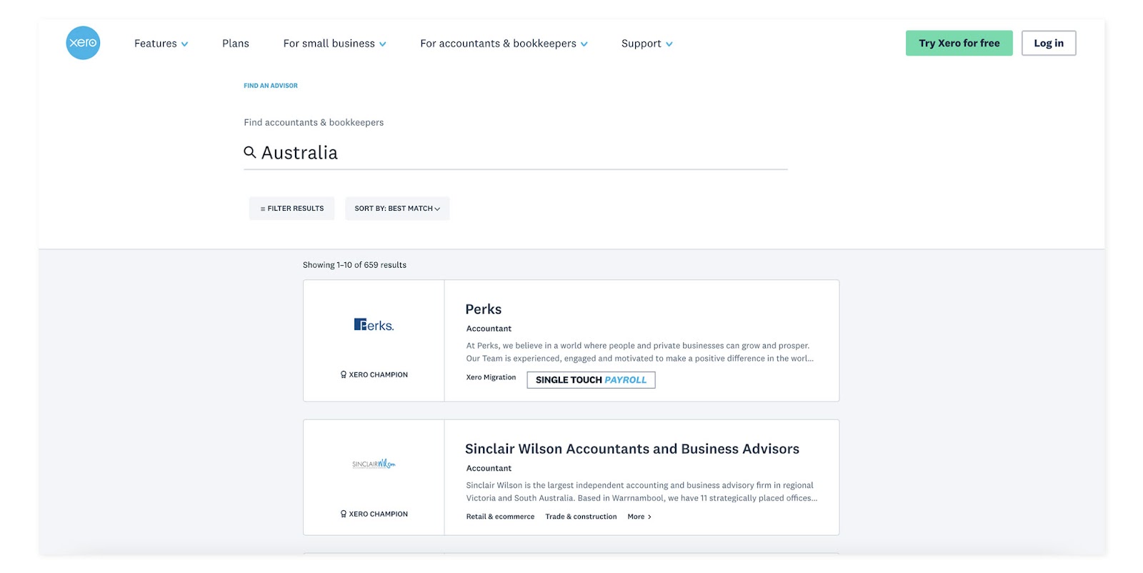 List your accounting firm on the Xero Advisors Directory for better SEO