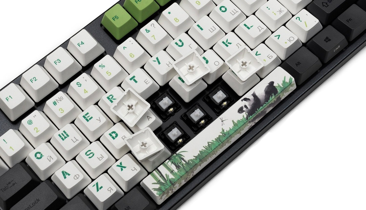 Alt: Клавиши клавиатуры Varmilo VA87M Panda