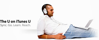 Man listening to iTunes