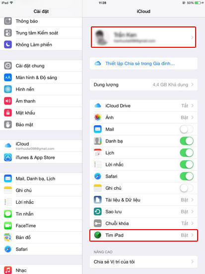  đăng nhập 1 tài khoản iCloud