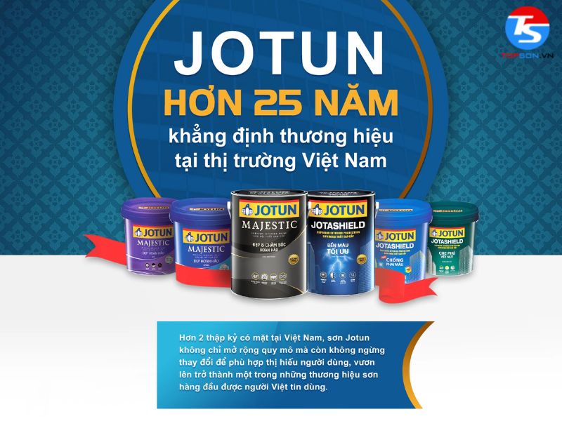  Sơn Jotun nằm trong top 5 được ưa chuộng nhất hiện nay