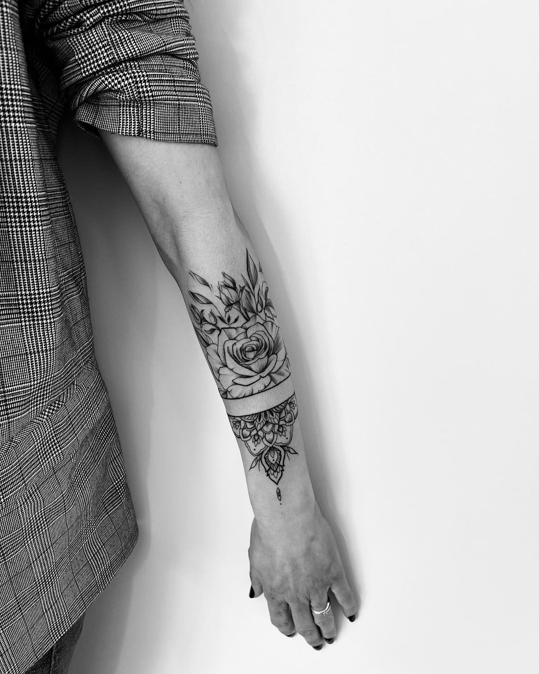 flower mandala tattoo