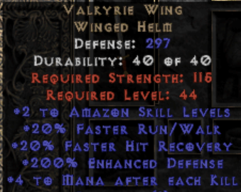 Valkyrie Wing Diablo 2