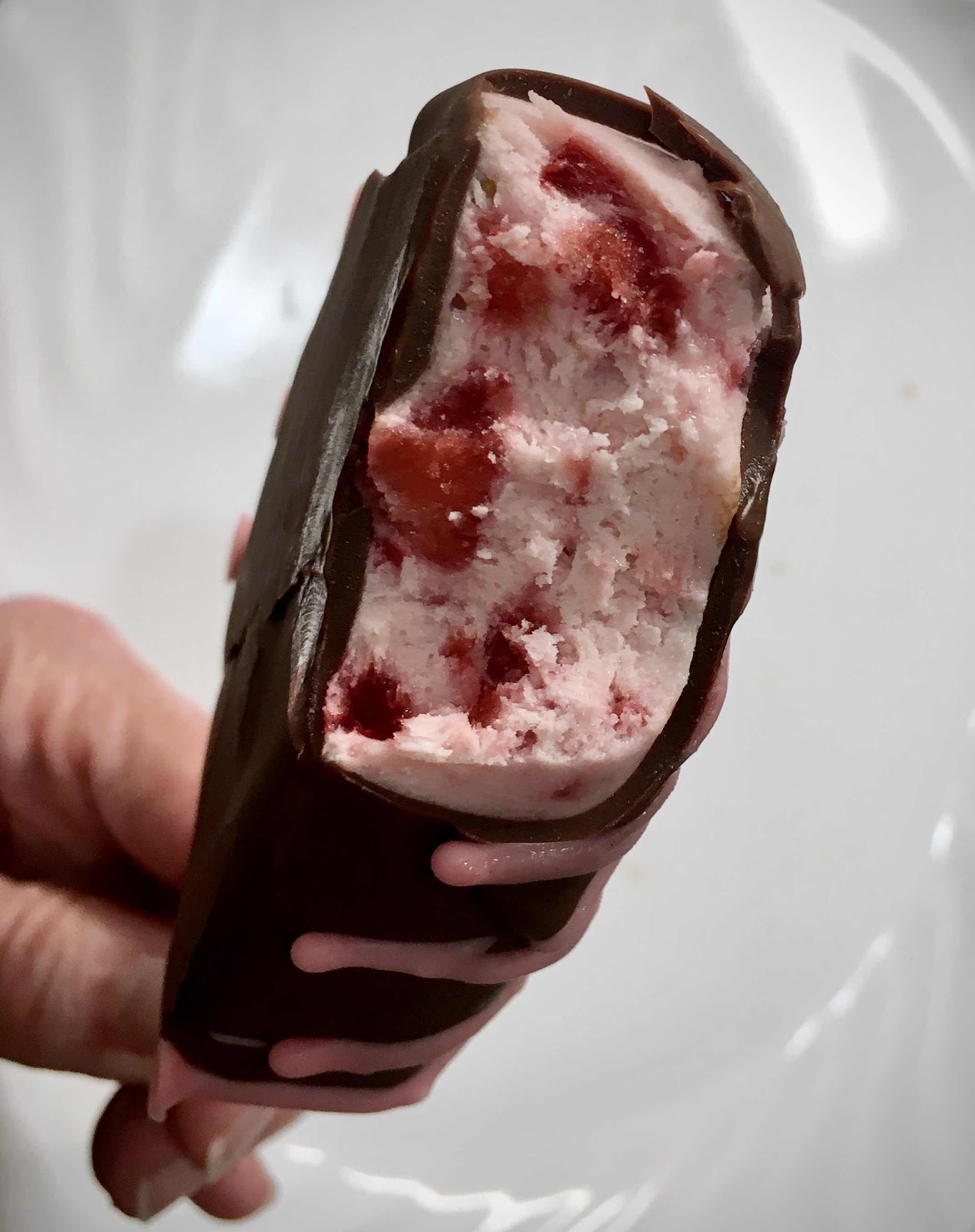 Keto Strawberry Cheesecake Popsicle