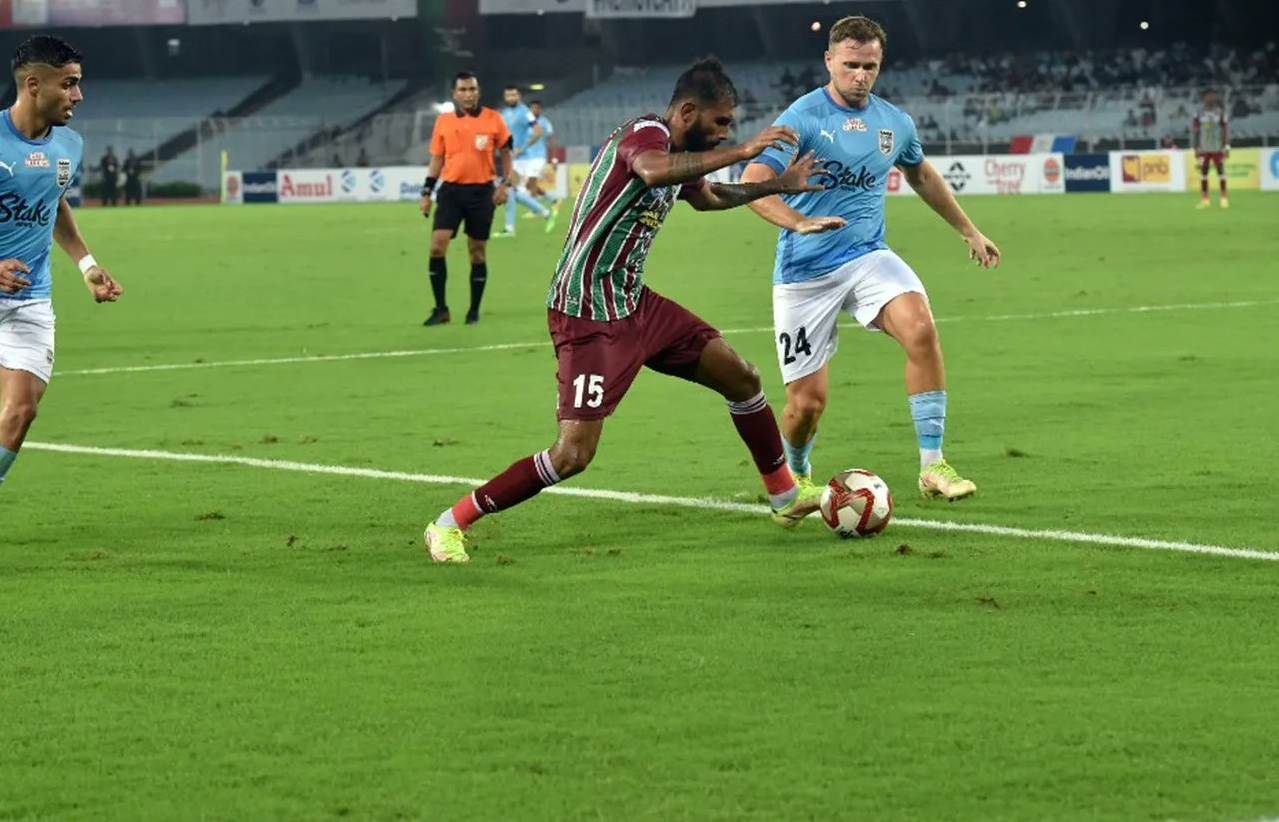 Greg Stewart had an impressive outing for Mumbai City